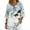 Cat Butterfly Leaves, variant on Dragonfly Lotus Flower Leaves Print 3/4 Length Sleeve Womens Tops V Neck Button Down Shirts Loose Dressy Casual Pullover Business Outfit Blouses, M