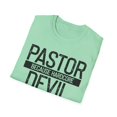 thumbnail image 4 of Inspirational Preachers Hilarious Saying  Pastor Puns Gag  Motivational Passionate Pastors Sayings Sarcasm Unisex Softstyle T-Shirt, 4 of 4