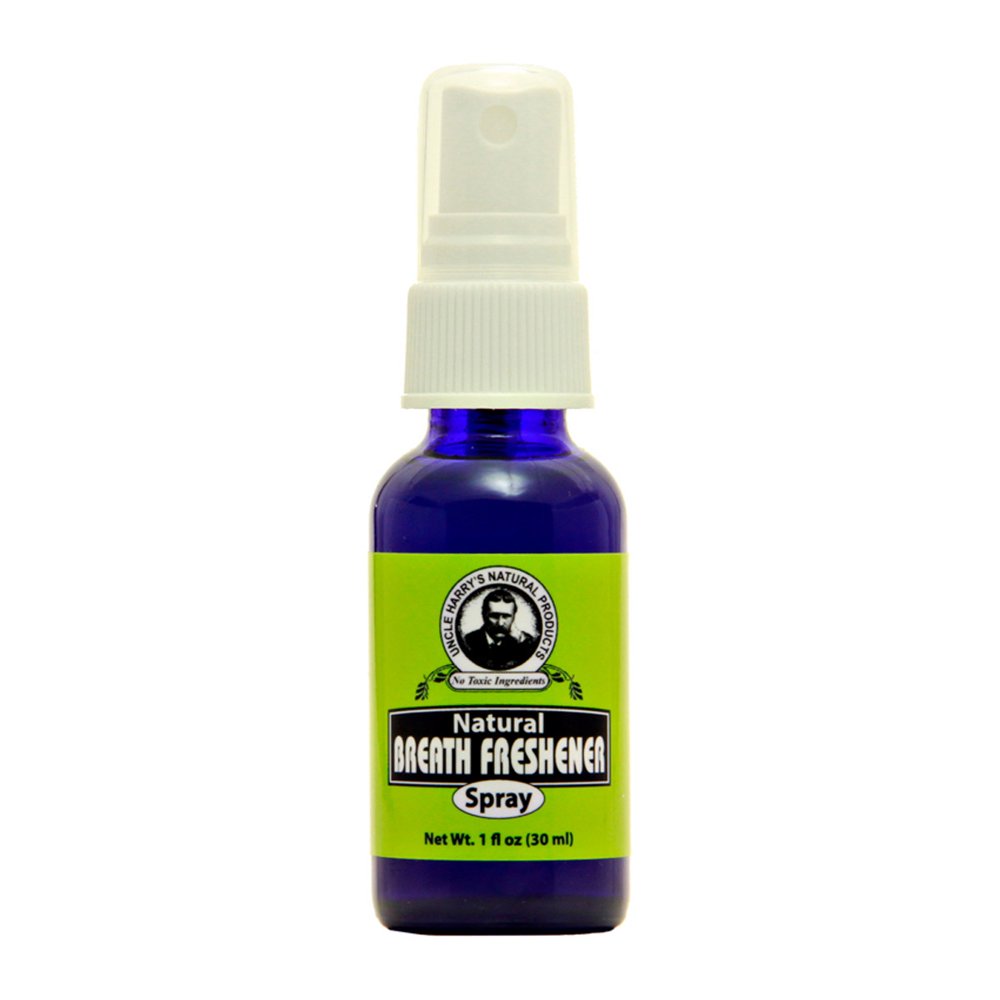 Natural Breath Freshener Spray by Uncle Harry's Natural Products (1oz Spray)
