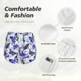 thumbnail image 6 of Picia Butterflies Pattern Women's 2 in 1 Athletic Running Shorts High Waisted Workout Casual Gym Sweat Shorts with Comfy Liner Zipper Pockets-Large, 6 of 9