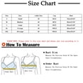 thumbnail image 3 of Xihbxyly Bras for Women Full Coverage Wirefree Sports Bralette Strappy Everyday Wear Bra Comfort Stretch Underwear Plus Size Sports Bras for Women #1, 3 of 3