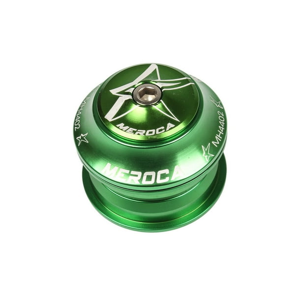 Wosthever Juego de cabeza de tubo interior cónico para auriculares con rodamiento de bicicleta, arandela para auriculares, sin rosca, tapas Ciclismo Verde Wosthever OD024537-04