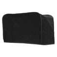 thumbnail image 1 of Couvercle grille-pain matelassé, couverture de poussière noire élégante pour la cuisine, 1 of 7