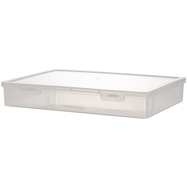 A4/A5 Documents Storage Case Buckle Design Dust-proof PP Wide Application File Paper Storage Case Office Supplies