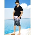 thumbnail image 4 of Short Playa y Alberca Hombre Estampado Traje Baño con Forro, 4 of 5