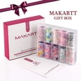 thumbnail image 6 of Makartt Nail Art Foil Transfer Stickers，10 Rolls 4cm*100cm Nail Art Supplies Foil Transfers Starry Sky Nail Decals  Nail Extension Gel Art Decorations DIY Design, 6 of 7