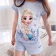 thumbnail image 2 of Conjuntos de pijama de manga corta para niños, ropa de dormir de dibujos animados de Frozen, Elsa, camisón para el hogar, 2-8T, 2 of 4