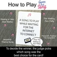 thumbnail image 4 of Game That Song 80'S Mix Expansion - 50 cartas nuevas - Juego de cartas musicales para adultos y adolescentes de la familia. ¡Diversión hilarante, adictiva y competitiva para noches de juegos!, 4 of 5