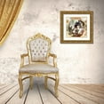 thumbnail image 3 of Unknown 26x26 Gold Ornate Wood Framed with Double Matting Museum Art Print Titled - On Time, 3 of 4