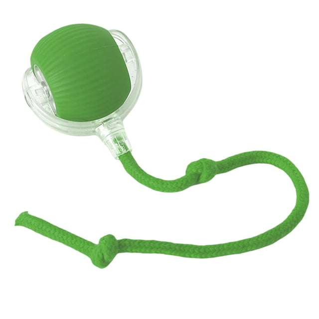 Inteligente Juguete Automático Bola Rodante Falsa Recargable Eléctrica Mascota Juguete Interactivo Perro Entrenamiento Verde