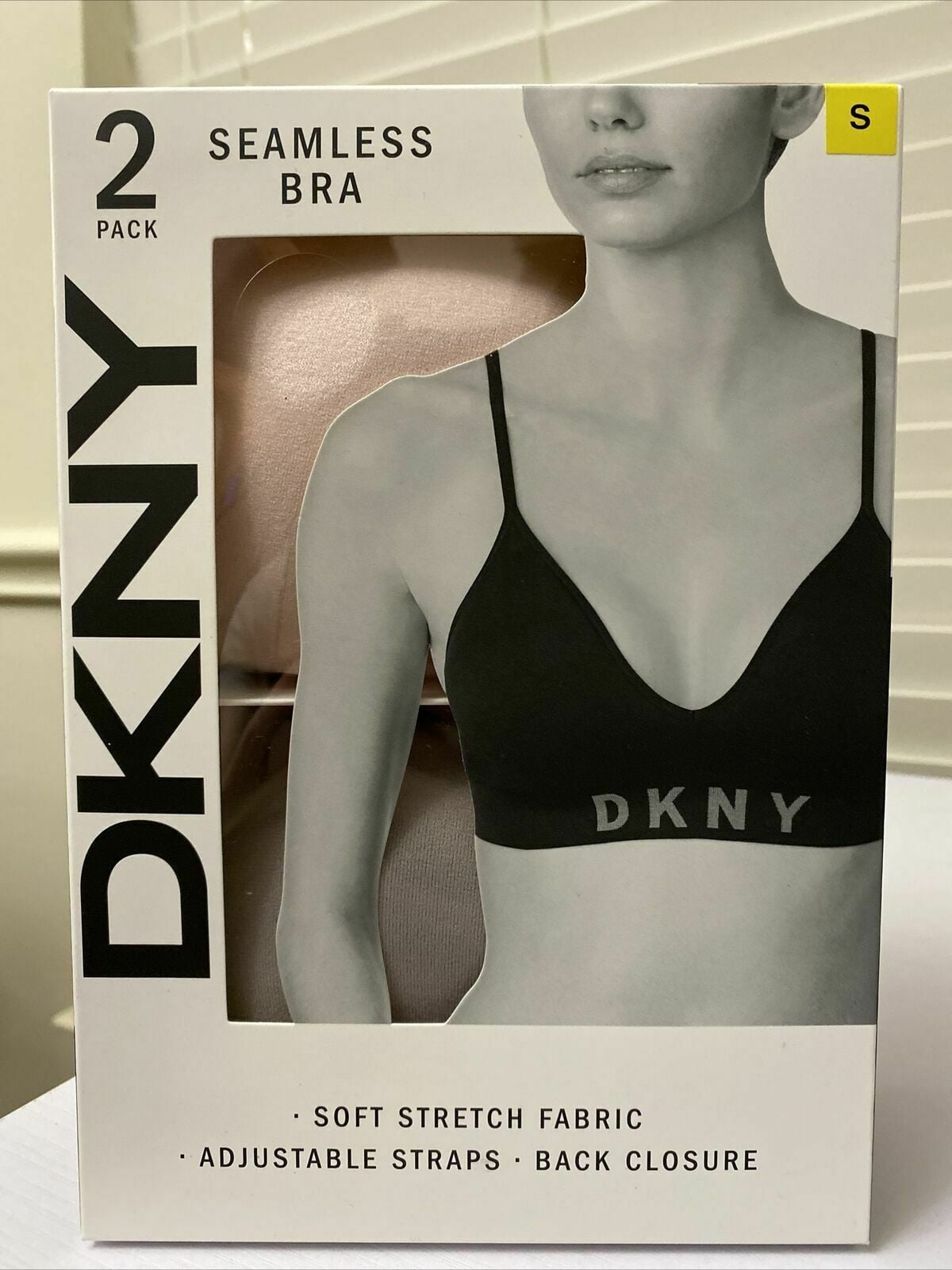 opadgående kim Shredded DKNY Women's Seamless Bralette 2-PACK (Black / Glow, Medium) - Walmart.com