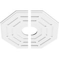 thumbnail image 2 of 26"OD x 6"ID x 10 1/4"C x 1"P Westin Architectural Grade PVC Contemporary Ceiling Medallion, Two Piece, 2 of 11