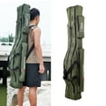 thumbnail image 4 of Portador de caña de pescar de lona, ​​herramientas de caña de pescar, estuche para bolsa de almacenamiento, aparejos de pesca, suministros, accesorios 3 capas 150cm Sunnimix Caja de caña de pescar, 4 of 8