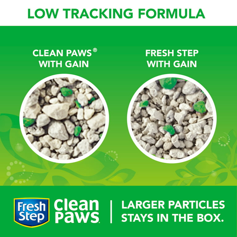 Fresh Step Clean Paws Multi-Cat Scented Clumping Cat Litter, 22.5 lbs.. 3  Pack