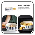thumbnail image 2 of Household Ceramic Bowl Noodle Bowl Soup Bowl Multiuse Baking Bowl with Handle, 2 of 8