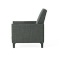 thumbnail image 6 of Noble House Kelley Standard Fabric Push Back Recliner Chair, Gray, 6 of 13