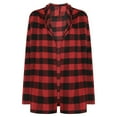 thumbnail image 7 of Pimelu Women's Open Front Cardigan Buffalo Plaid Shirt Cardigan Sweater Jacket Coats Spring Cardigan for Women Womens Plaid Jacket Shirts Spring Ladies Outerwear Tops, 7 of 7