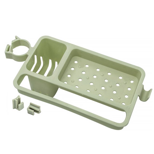 Monstrate 2020 nuevo estante de drenaje estante de almacenamiento desmontable organizador de plástico ajustable para baño cocina Organizadores de utensilios de cocina Verde Monstrate HA002235-01