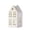White,A, variant on White Ceramic Christmas Village House Tea Light Holder, Decorative Seasonal Accent, Versatile Display, for Christmas Tree, Mantel, Shelf, Doorway, Living Room and Holiday Party Decor