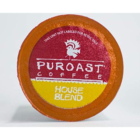 Puroast Low Acid Coffee Single-Serve Pods, House Blend, 72 Ct