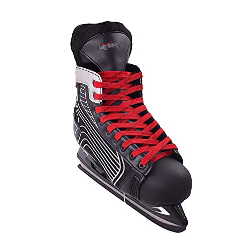 Rollerex Gladiator Waxed Skate Laces - for All Types of Skates: Ice Multiple Size and Color Options Roller Blades Rollerskates Rocket Red, 84 Inline Hockey 