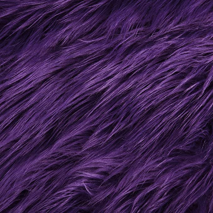 FabricLA Shaggy Faux Fur Fabric by The Yard - 108 x 60 Inches (272 cm x  150 cm) - Craft Furry Fabric for Sewing Apparel, Rugs, Pillows, and More -  Faux Fluffy