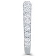 thumbnail image 2 of 1 Carat Diamond Graduated Band in 14k White Gold Size 7.5, 2 of 4