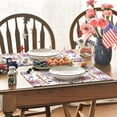 thumbnail image 7 of Sm:)e Firework 4th of July Placemats Set of 4 12x18 Inches, Durable and Easy Cleaning Perfect for Independence Day Celebration and Family Gathering, 7 of 7
