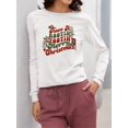 thumbnail image 2 of Rootin' Tootin' Merry Christmas Women's Long Sleeve, 2 of 4