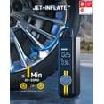 thumbnail image 2 of Fanttik X8 APEX Tire Inflator Portable Air Compressor, 1 Min Fast Inflation, 150PSI Cordless Tire Inflator with LED Dual Screen, Suitable for MPV, Car, E-Bike, Motorcycle, Up to 26.3″ Tires, 2 of 9