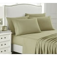 thumbnail image 2 of Sweet Home Collection 1500 Series Bed Sheets - Extra Soft Microfiber Deep Pocket 6pc Sheet Set - Sage, King, 2 of 5
