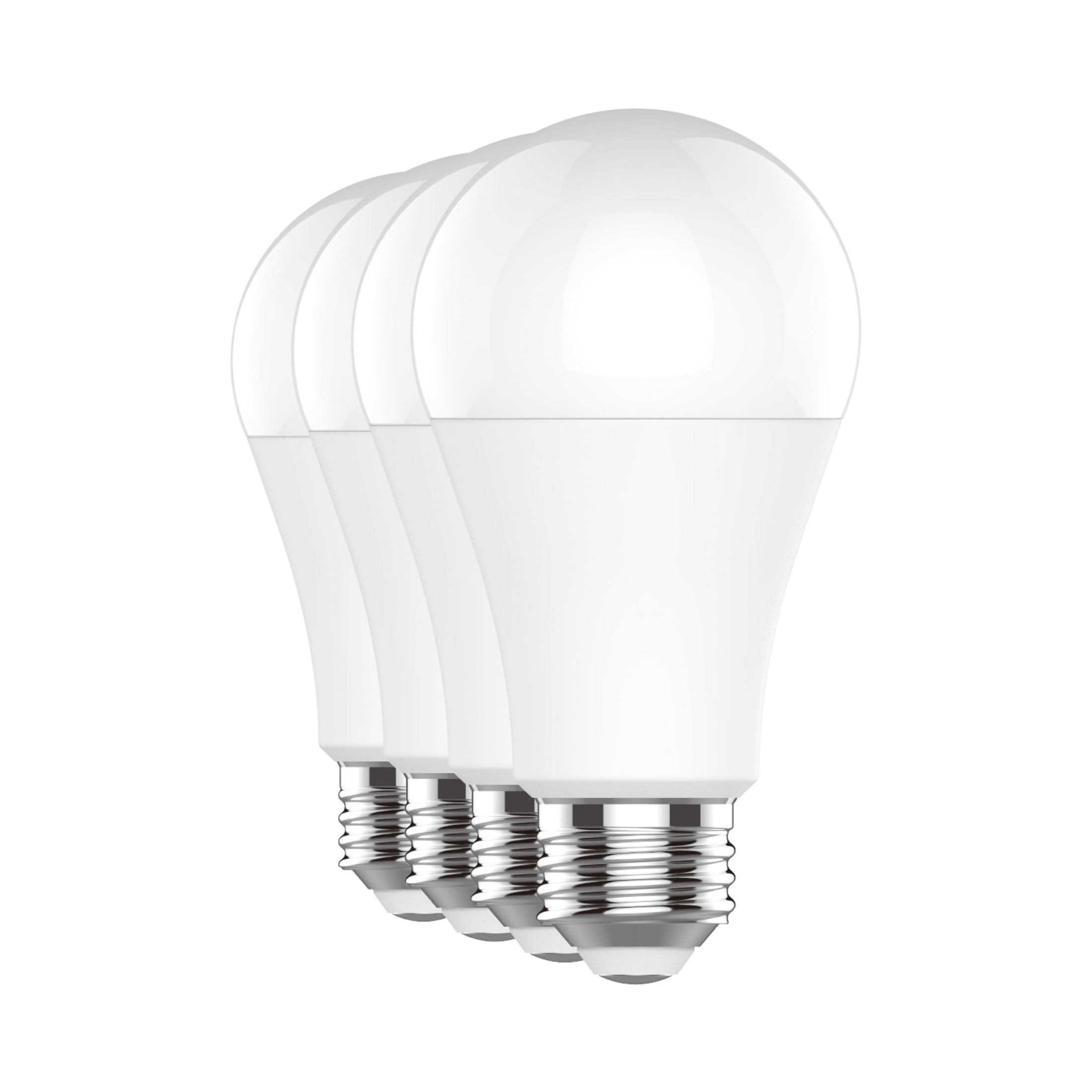 Great Value A19 LED Light Bulbs, 100 Watts Eqv, Soft White, General Purpose Light Bulbs, 9yr, 4 pack