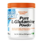 Doctor's Best Pure L-Glutamine, Non-GMO, Gluten Free, Soy Free, Vegan, 300 grams