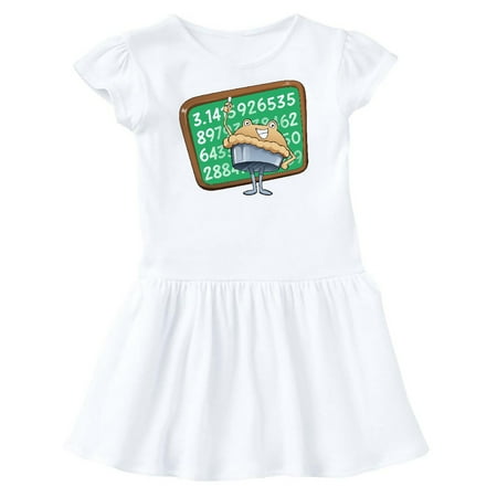 

Inktastic Pie Writing Pi on Chalkboard Gift Toddler Girl Dress
