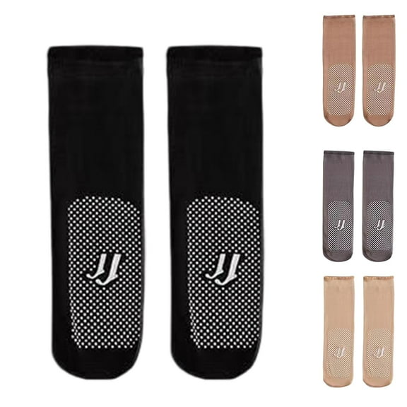 TIREOW Three Pairs Thin No Show Socks Invisible Low Cut Liner Non Slip Footies Socks for Women Transparent Shallow Mouth Mid Tube Socks