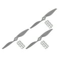 thumbnail image 1 of Uxcell 12x6 Inch RC Propellers 2-Vane Blades Props Gray with Adapter Rings RC Airplane Aircraft Prop Replacement 3Pcs, 1 of 7