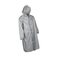 thumbnail image 2 of TISHITA Imperméable à Capuche Mode Poncho de Pluie pour Adultes Cyclisme Sport Extérieur Gris, 2 of 8