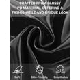 thumbnail image 6 of Aivtalk Women's PU Leather Booty Shorts Shiny Metallic Hot Pants High Waisted Bottoms Straight Leg Boyshort Panties Casual Streetwear Black M, 6 of 7