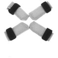thumbnail image 2 of 4 Pcs Cat Boots,paw Covers Anti-Scratch Cat Foot Covers for Cats Adjustable Mesh Cat Claw Protectors Non-Slip Breathablesuitable for Family Pet Cat Bathing and Nail Cutting (Grey,L), 2 of 4