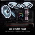 thumbnail image 2 of Corsair iCUE H115i RGB PRO XT Liquid CPU Cooler - 5.51" Maximum Fan Diameter - 725.6 gal/min Maximum Airflow - 2000 rpm - 36 dB(A) Noise - Liquid Cooler Cooler - Socket LGA-1200, Socket H3 LGA-11, 2 of 4