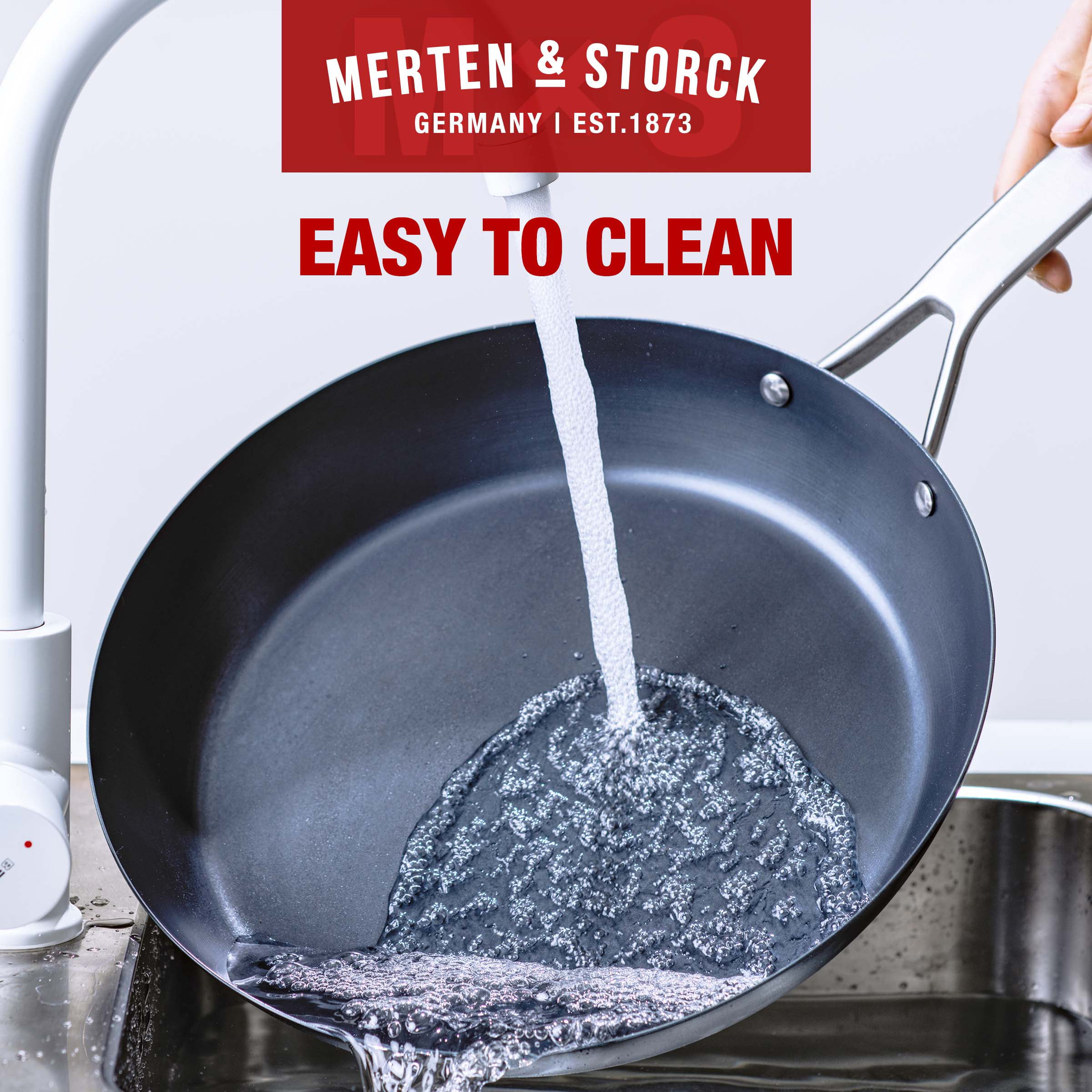 Merten & Storck Tri-Ply Stainless Steel Induction 10 and 12 Frying Pan  Skillet Set CC005047-001 - The Home Depot