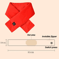 thumbnail image 2 of Neck Heating Pad-Three Temp Settings-USB Powered ,Heated scarf for Women/Men, 2 of 5