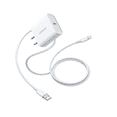 thumbnail image 1 of Cargador USB C Carga Rapida Ugreen 20W Blanco con Cable USB C a C 1.5m, 1 of 9