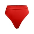 thumbnail image 4 of Women's Casual High Waisted Solid Color Split Plus Size Swim Trunks Bathing Shorts for Women Womens Swim Pants Long Board Shorts Women Swimsuit Shorts Women Swim Shorts Women Swim Pants for Men, 4 of 5