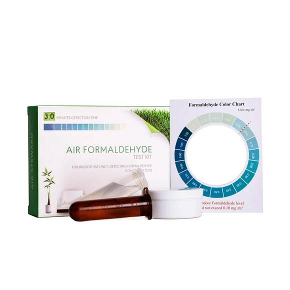 Air Formaldehyde (HCHO) DIY Test kit - Know What's in The Air That Surrounds You (Pack of 3)