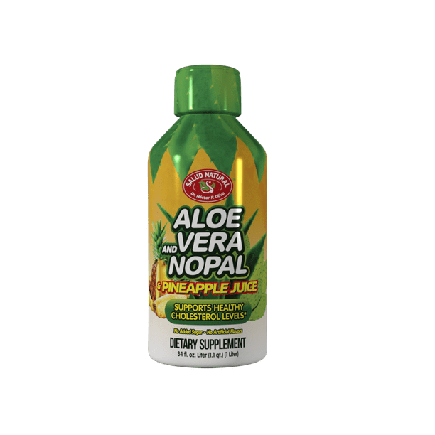 Salud Natural Aloe Vera Nopal Pineapple Juice 34 Fl Oz Walmart Com Walmart Com