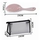 thumbnail image 3 of Peine para el cabello Bolsa de cosméticos Set Portátil Antiestático Airbag Peine Peinar el cabello M MABOTO  Rosa, 3 of 7