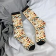 thumbnail image 5 of KLL Mushrooms And Rainbows Peace Print Cool Socks Men's Women's Crew Socks Funny Crazy Novelty Stockings, 5 of 6