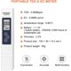 thumbnail image 3 of Probador de pH electrónico, probador de pH de piscina, medidor de temperatura TDS/EC, juego 4 en 1, probador de pH electrónico para agua potable, acuarios, hidropónicos, piscinas, alimentos kaili Sencillez, 3 of 5