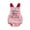 Pink, variant on Newborn Baby Girl 4th of July Outfit Smocked American Flag Bubble Romper Infant Summer Clothes,Beige